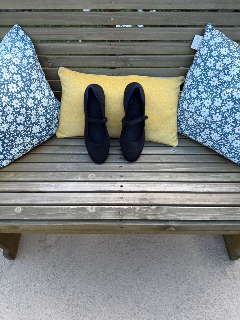 Rothy's Black Mary Jane Flats with Strap